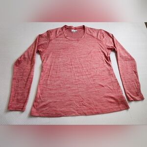 Columbia Women's Long-Sleeve Heathered Rose Performance Top